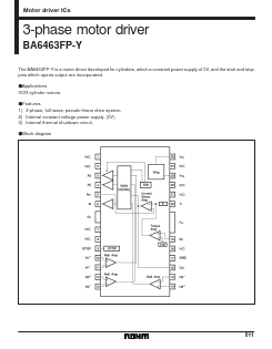 BA6463FP-Y Datasheet PDF ROHM Semiconductor