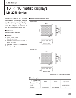 LM-2256UB Datasheet PDF ROHM Semiconductor