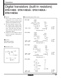 DTA114ESA Datasheet PDF ROHM Semiconductor