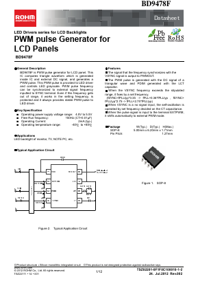 BD9478F Datasheet PDF ROHM Semiconductor