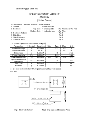 C565-30V Datasheet PDF Roithner LaserTechnik GmbH