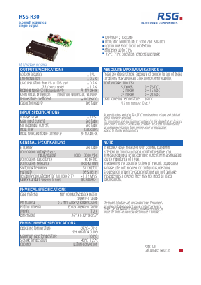 RS6-R30 Datasheet PDF RSG Electronic Components GmbH