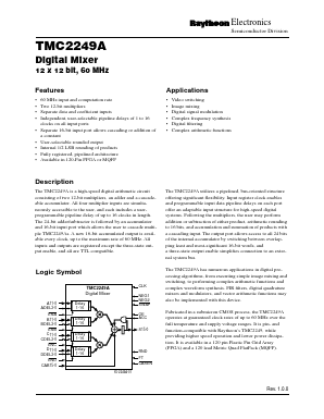 TMC2249AKEC1 Datasheet PDF Raytheon Company