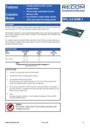 CL10B104KA8NNNC Datasheet PDF RECOM Electronic GmbH