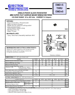 EMD2S Datasheet PDF Rectron Semiconductor