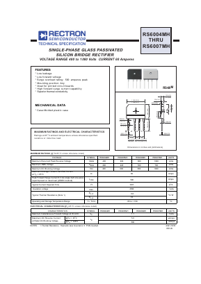 RS6007MH Datasheet PDF Rectron Semiconductor