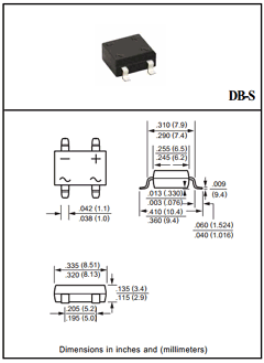DB1012S Datasheet PDF Rectron Semiconductor