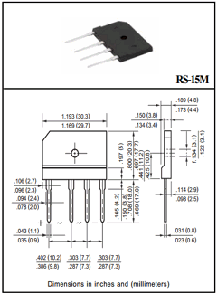 RS1501M Datasheet PDF Rectron Semiconductor