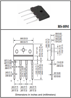 RS1001M Datasheet PDF Rectron Semiconductor