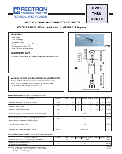HVM16 Datasheet PDF Rectron Semiconductor
