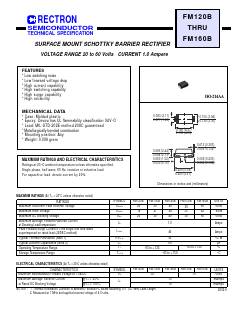 FM120B Datasheet PDF Rectron Semiconductor