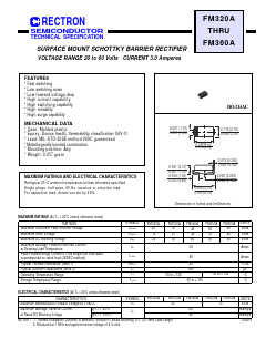 FM350A Datasheet PDF Rectron Semiconductor