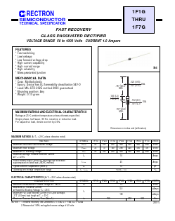1F2G Datasheet PDF Rectron Semiconductor