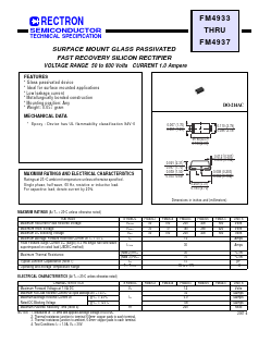 FM4935 Datasheet PDF Rectron Semiconductor