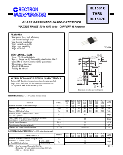RL1603C Datasheet PDF Rectron Semiconductor