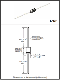 1.5KE43 Datasheet PDF Rectron Semiconductor