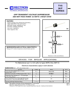3KP70A Datasheet PDF Rectron Semiconductor