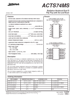 ACTS74MS Datasheet PDF Renesas Electronics