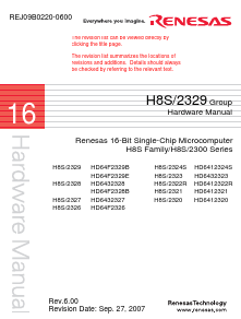 HD6432323 Datasheet PDF Renesas Electronics