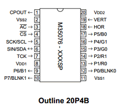 M35076 Datasheet PDF Renesas Electronics