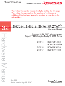 HD6417014RF28 Datasheet PDF Renesas Electronics