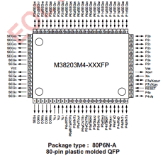 M38200E3-XXXFP Datasheet PDF Renesas Electronics