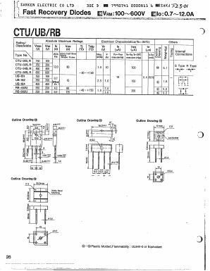 UB-154 Datasheet PDF Sanken Electric co.,ltd.