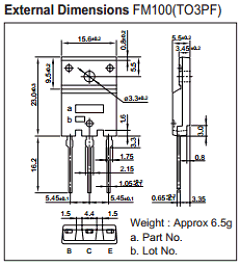 2SA1908P Datasheet PDF Sanken Electric co.,ltd.