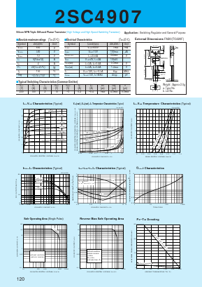 C4907 Datasheet PDF Sanken Electric co.,ltd.