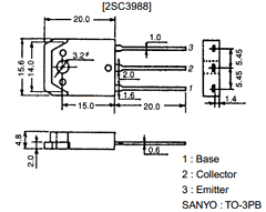 2SC3988 Datasheet PDF SANYO -> Panasonic