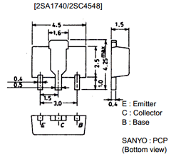 2SA1740 Datasheet PDF SANYO -> Panasonic