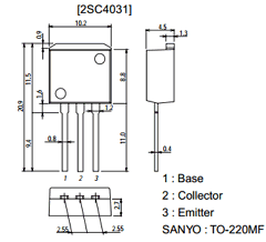 2SC4031 Datasheet PDF SANYO -> Panasonic