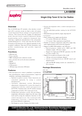 LA1895M Datasheet PDF SANYO -> Panasonic
