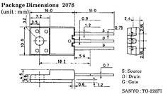 2SK1412 Datasheet PDF SANYO -> Panasonic