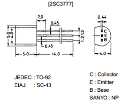 2SC3777 Datasheet PDF SANYO -> Panasonic