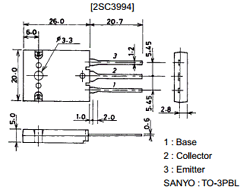 2SC3994 Datasheet PDF SANYO -> Panasonic