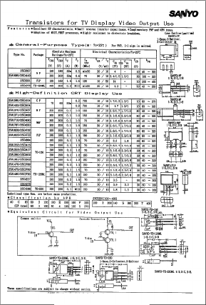 2SA1580 Datasheet PDF SANYO -> Panasonic