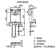 2SC5639 Datasheet PDF SANYO -> Panasonic