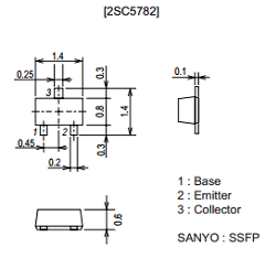2SC5782 Datasheet PDF SANYO -> Panasonic