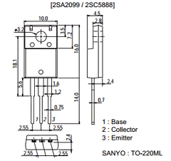 2SA2099 Datasheet PDF SANYO -> Panasonic