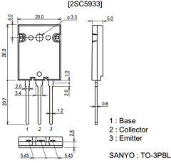 2SC5933 Datasheet PDF SANYO -> Panasonic