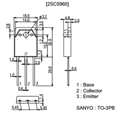 2SC5960M Datasheet PDF SANYO -> Panasonic