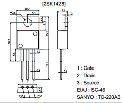 2SK1428 Datasheet PDF SANYO -> Panasonic