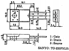 2SK1459 Datasheet PDF SANYO -> Panasonic