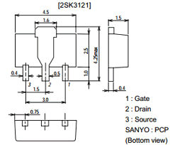 2SK3121 Datasheet PDF SANYO -> Panasonic