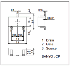 2SK3720 Datasheet PDF SANYO -> Panasonic