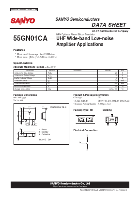 55GN01CA Datasheet PDF SANYO -> Panasonic