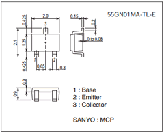 55GN01MA Datasheet PDF SANYO -> Panasonic