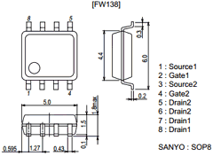 W138 Datasheet PDF SANYO -> Panasonic