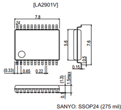 LA2901 Datasheet PDF SANYO -> Panasonic